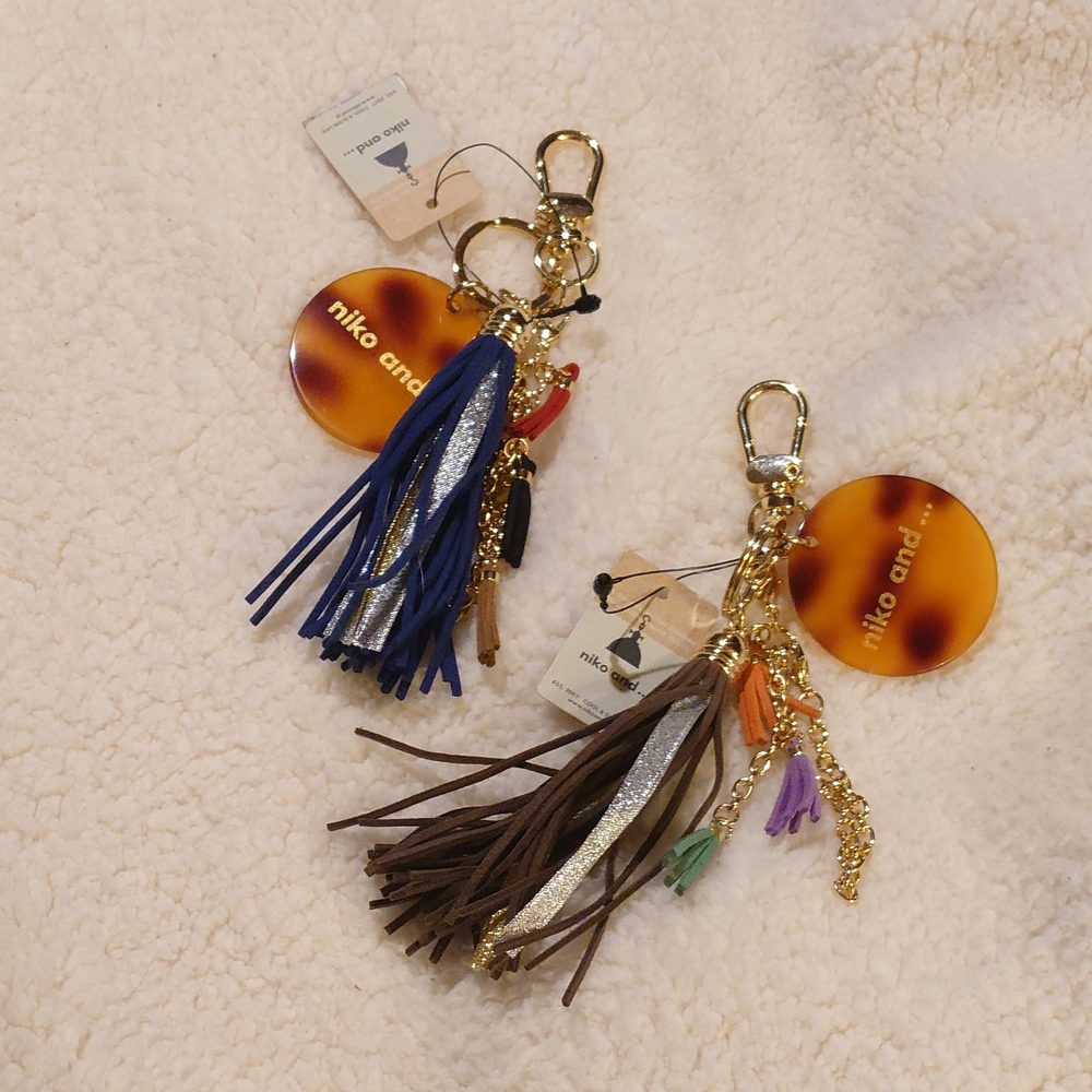 [Niko and...] Ribbon Keychain With Tags Price for ONE
